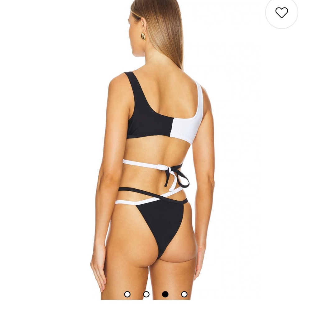 Lovers + Friends Black and White Bikini - Picture 3 of 4